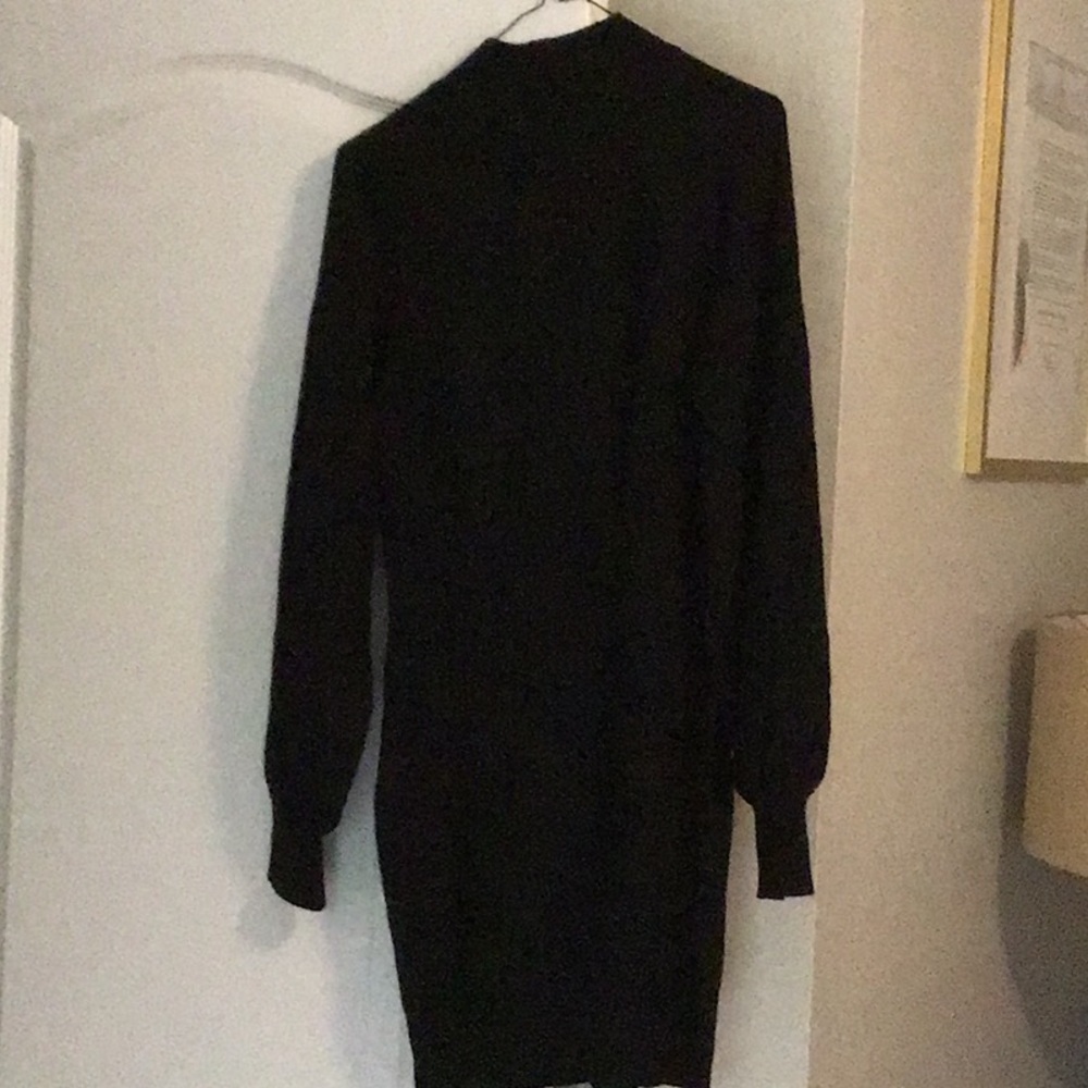 Elegant Black Midi Dress